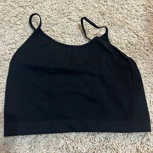Black Women's Crop Top